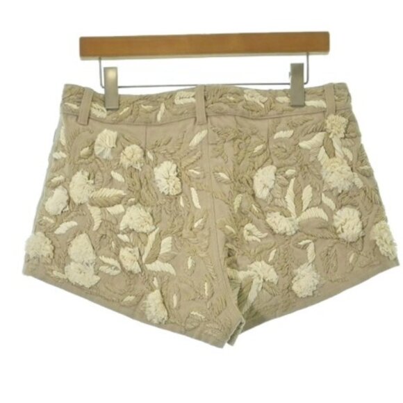 CULT GAIA  MSRP $850  Kian shorts Embroidered Floral Beige Women's Shorts - Picture 10 of 13